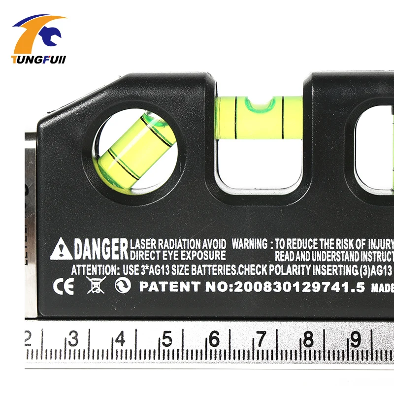 Лазерный уровень Провода инфракрасный Крест лазерной линии rulerl Клейкие ленты