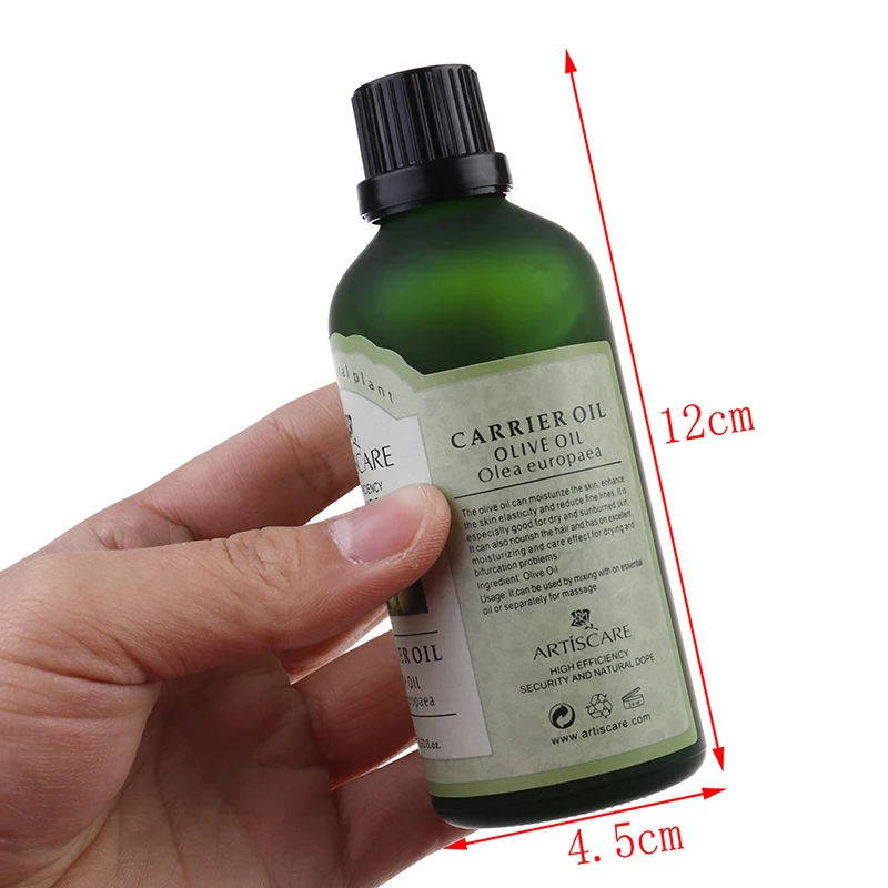 100 ML 100% натуральный оливкового Цета базовое масло для ухода за телом массажные