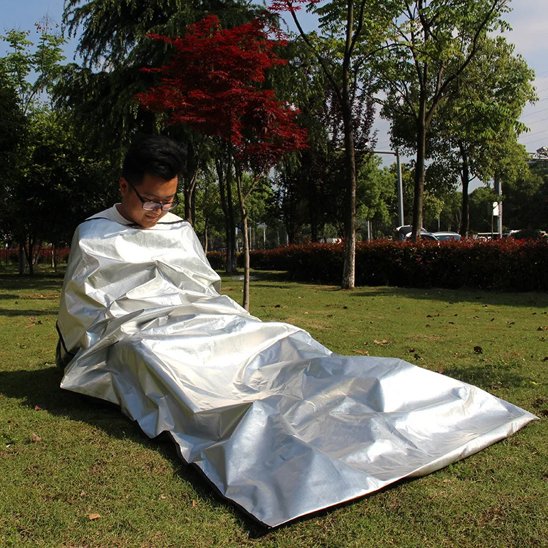 Beste 4 Lagen Outdoor Ehbo Slaapzak Reflecterende Levensreddende Anti-Vuile Slaapzak Draagbare Camping Wandelen Gereedschap