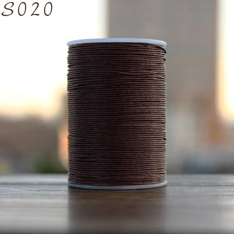 Круглая вощеная нить ramie для шитья кожи диаметр 0 6 мм опт|color thread|sewing threadleather sewing