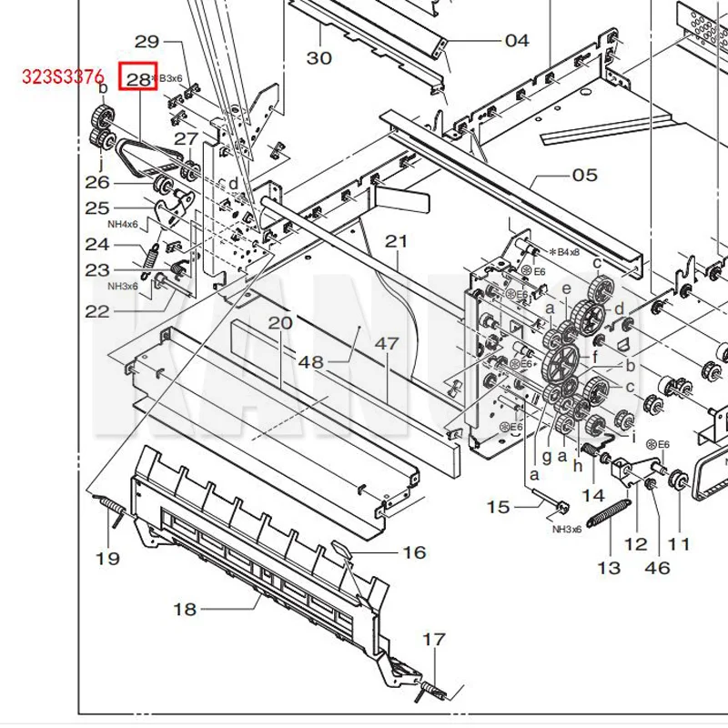 Ленточная сушилка 323S3376 для Fuji Frontier 550/570 запасные части цифровых
