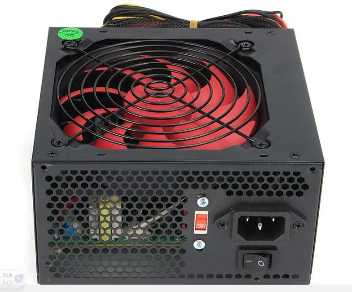 

RX590 Miner 550W Power Supply Silent peak 550W desktop rated 450w Computer Part US/AU/EU Plug 20mm Fan 24 Pin PCI SATA