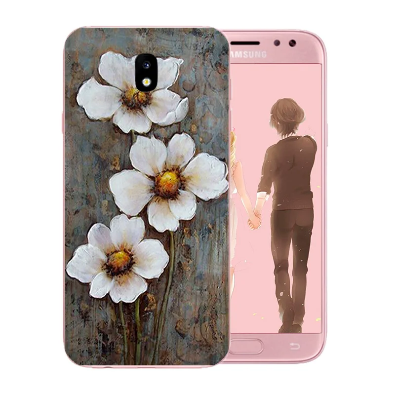 Для Galaxy J7 2017 чехол мягкий TPU Ван Гог шаблон Fundas для EU J730 730 J730F/DS J730FM/DS SM-J730FM сумка |