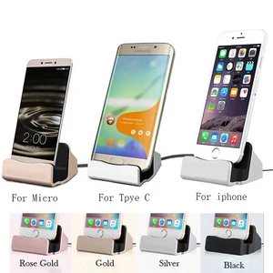 usb pedestal data charger dock stand station charging for iphone 8 7 xr xs desktop cradle for samsung xiaomi docking ladestation free global shipping