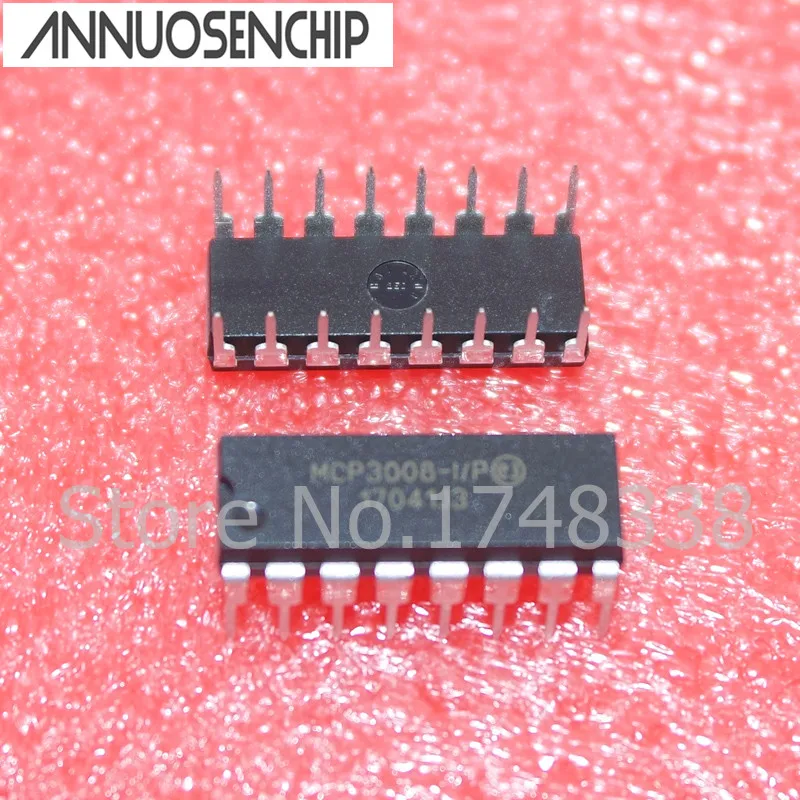 Бесплатная доставка 2 шт./лот MCP3008-I/P MCP3008 DIP-16 новый оригинальный 5 шт. |