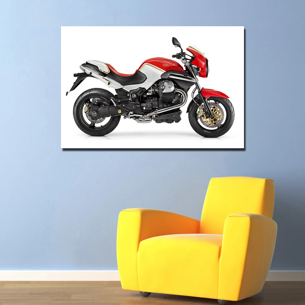 Moto Guzzi 1200 супер плакат мотоцикл холст картина настенные художественные
