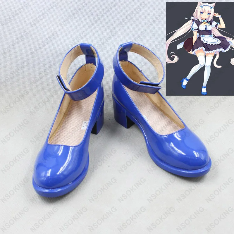 Новые сапоги для косплея Nekopara с ванилью Аниме обувь на заказ|custom made|custom anime shoescustom
