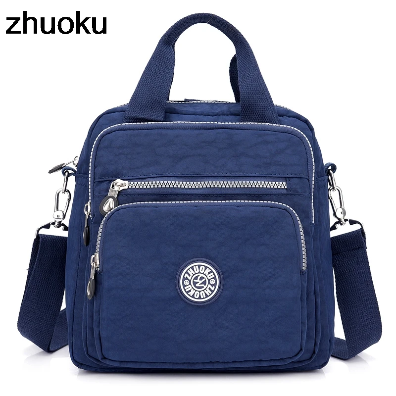 

Women Messenger Bags Light Travel Handbag Waterproof Nylon Double Shoulder Bags Casual Quality Crossbody bag Lady Flap Tote
