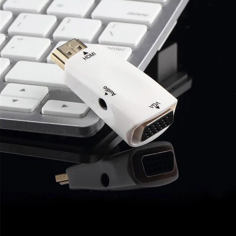 BIMGOAL Высокое качество 1080p HDMI к VGA адаптер конвертер с аудио кабелем папа женскому