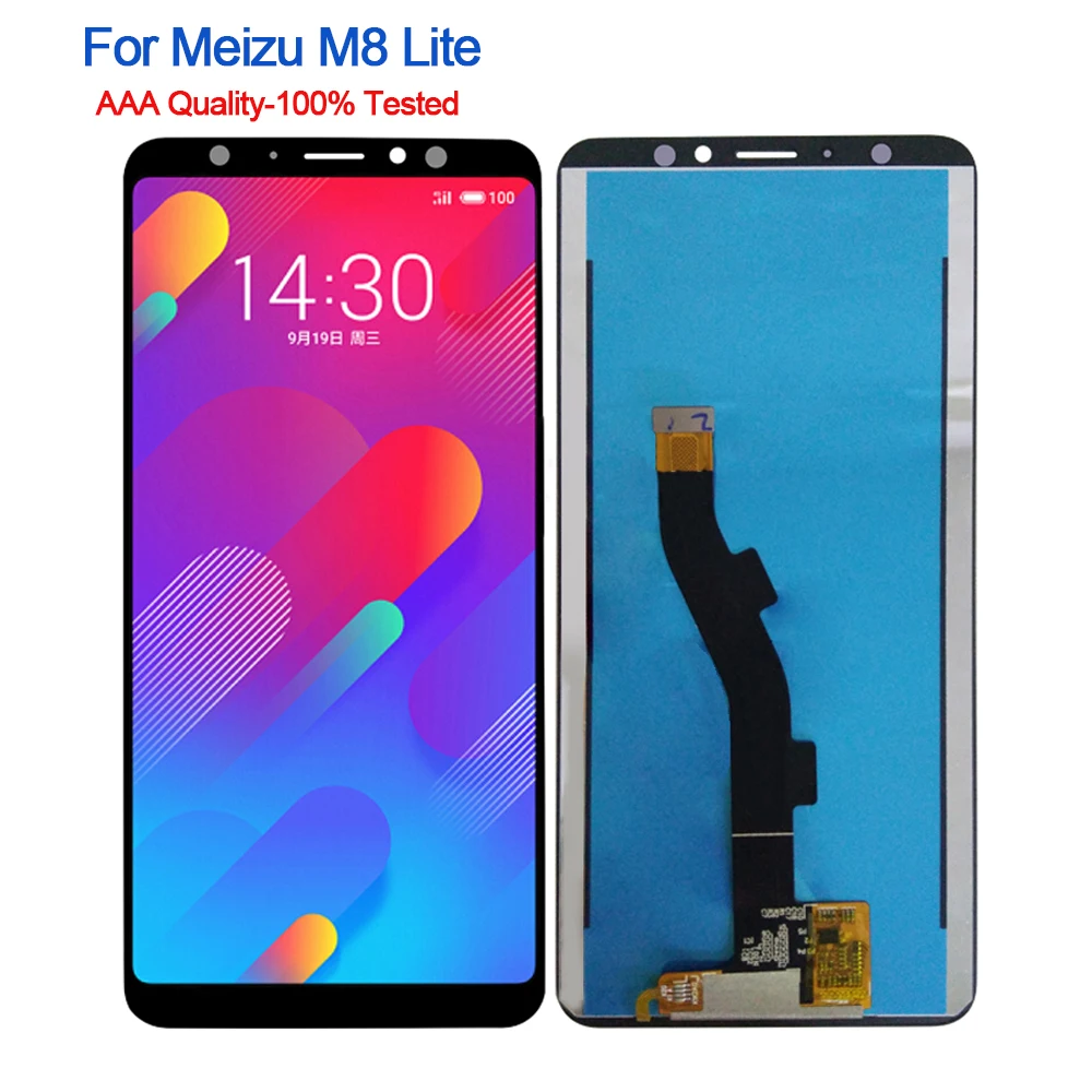 Новый ЖК дисплей для Meizu M8 Lite Note 8 кодирующий преобразователь сенсорного экрана в