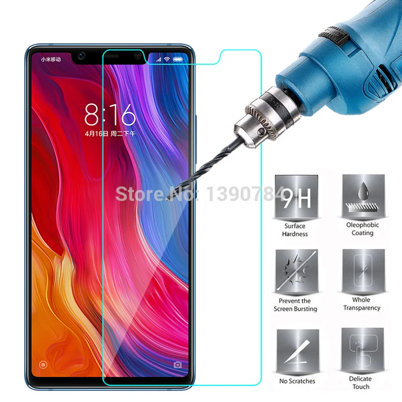 2.5D закаленное Стекло для Xiaomi mi 8 SE x 2 s 6X A2 Lite Экран протектор сяо красный 6 6A