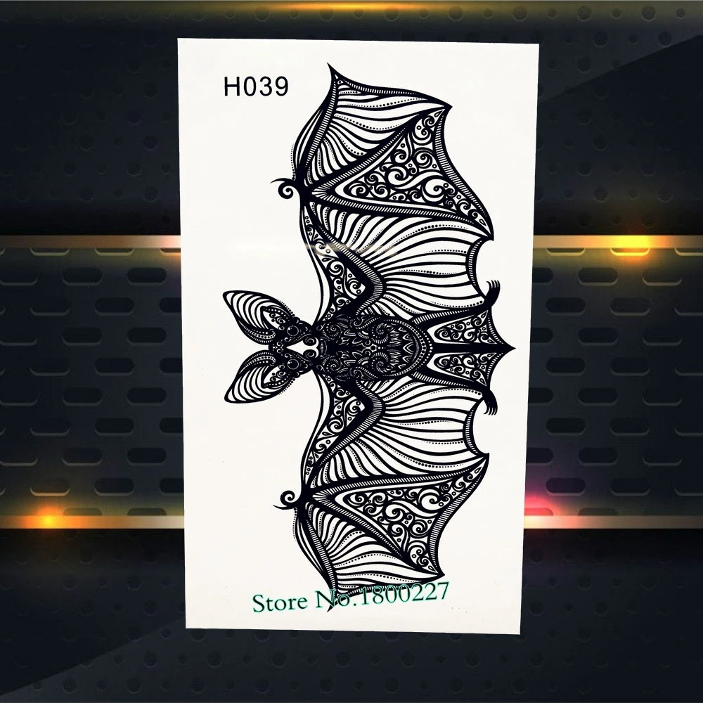 Новая подвеска в виде полумесяца татуировка совы наклейка водонепроницаемая