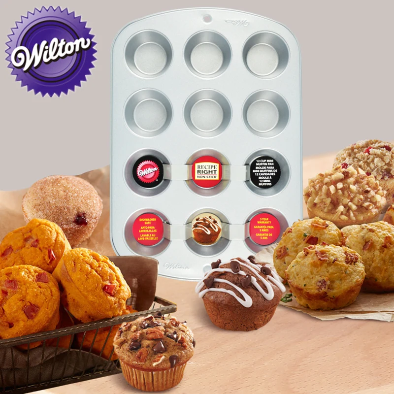 Форма для маффинов Wilton 12 чашек антипригарная посуда сковорода кексов выпечки