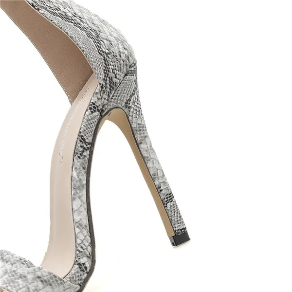 Летние женские туфли-лодочки; женские тонкие туфли со змеиным узором на молнии; прозрачные пластиковые босоножки на высоком каблуке; Buty Damskie