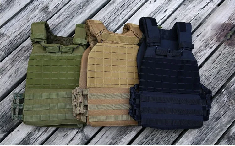 Molle тактический боевой для мужчин и женщин полевой тренировочный жилет армейский поклонник военный защитный Открытый Кемпинг 600D нейлон износостойкий жилет