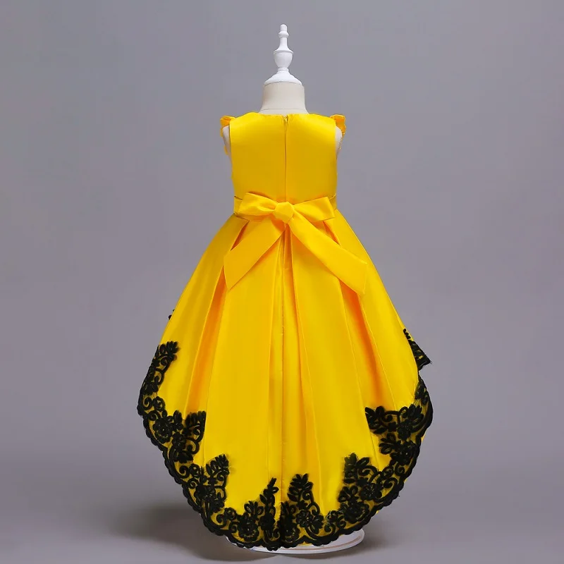 Новое Детское платье принцессы на день рождения для девочек Детский Костюм