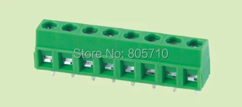 Клеммная колодка низкого профиля PCB 127 5.0 2p шаг 5 0 мм 2P 300 В/10 А прямая 100 шт./лот