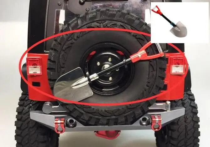 Металлическая Лопата для металла JK грузовик Wrangler Рама и корпус Hraxxas Ford Bronco Ranger XLTTRX