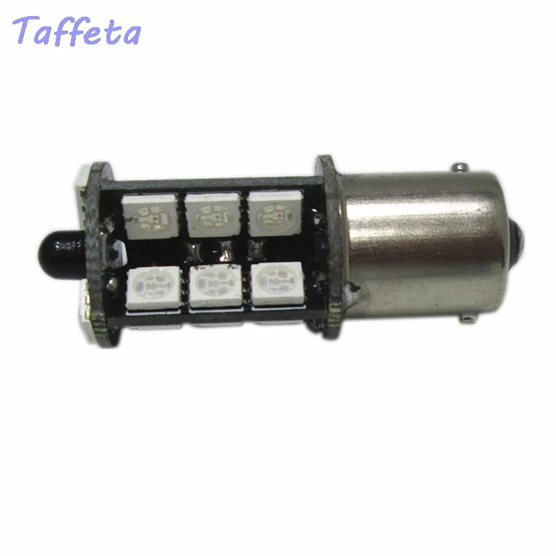 2 шт 12V 1156 BA15S P21W светодиодный с несколькими цветами RGB Цвет 5050 27SMD автомобиля