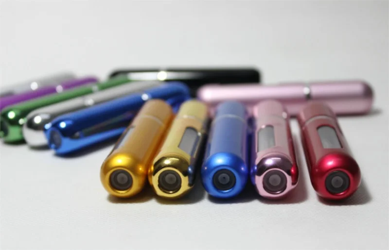 5 мл портативный мини алюминиевый многоразовый флакон для духов с распылителем