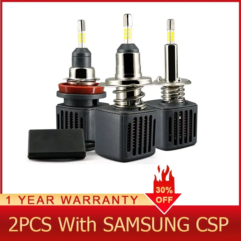 ROADOT H7 Led H4 автомобильные аксессуары с чипами SAMSUNG CSP 10000LM 6500K H1 H11 9005 9006 nebbia faros для