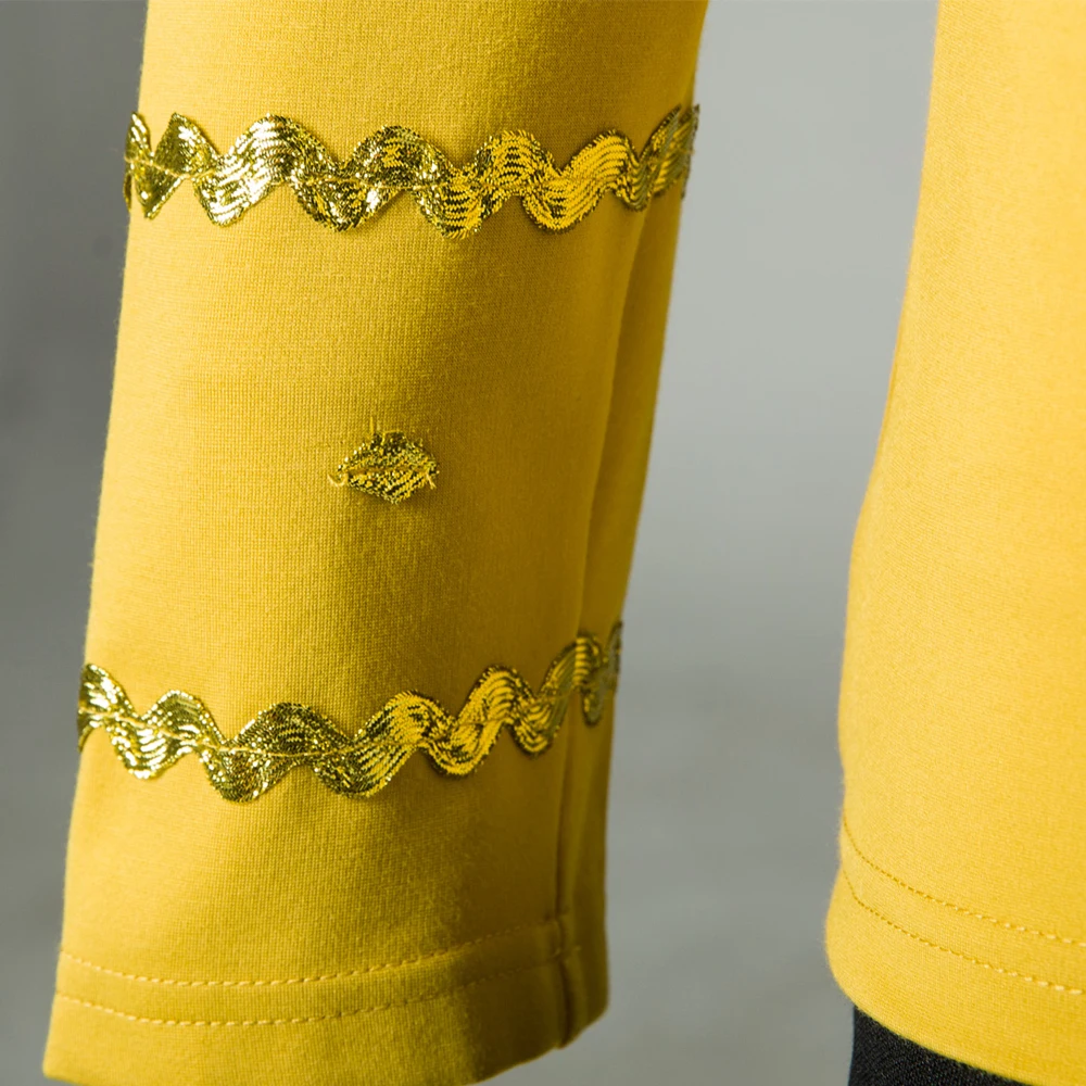 Косплей звезды TOS оригинальная серия трек Кирк рубашка Униформа костюм Хэллоуин