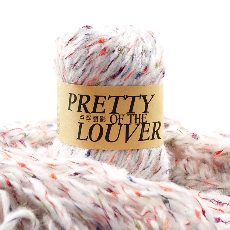 50 г/шар мохер шерсть Акрил Нейлон анти пиллинг толстая пряжа для ручного вязания