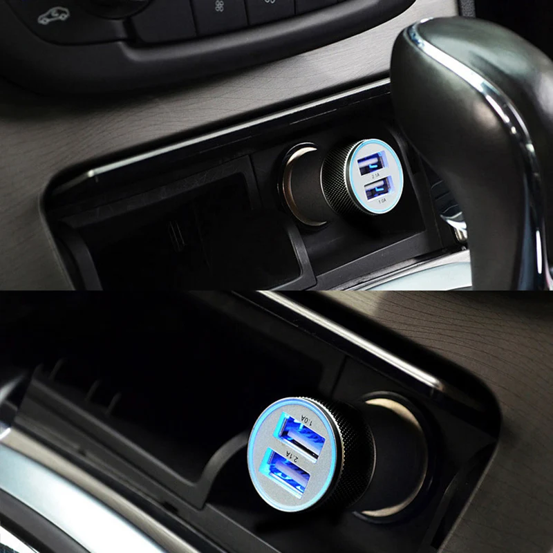 Автомобильное зарядное устройство USB для быстрой зарядки 2 1 А Honda CRV Accord Odeysey Crosstour