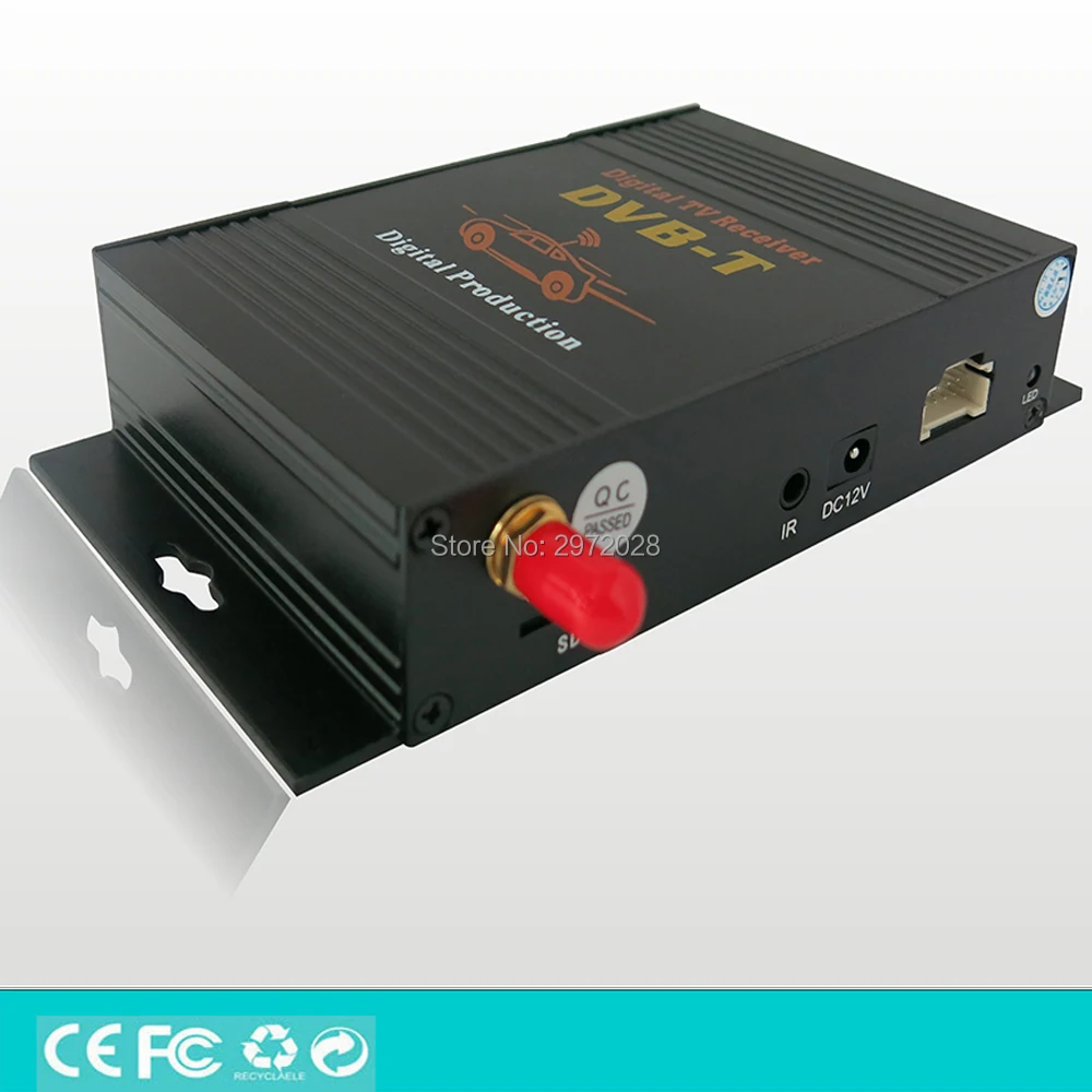 Автомобильный цифровой ТВ-ресивер DVB-T HD 1080P HDMI CVBS мобильный ТВ-тюнер MPEG4 MPEG2