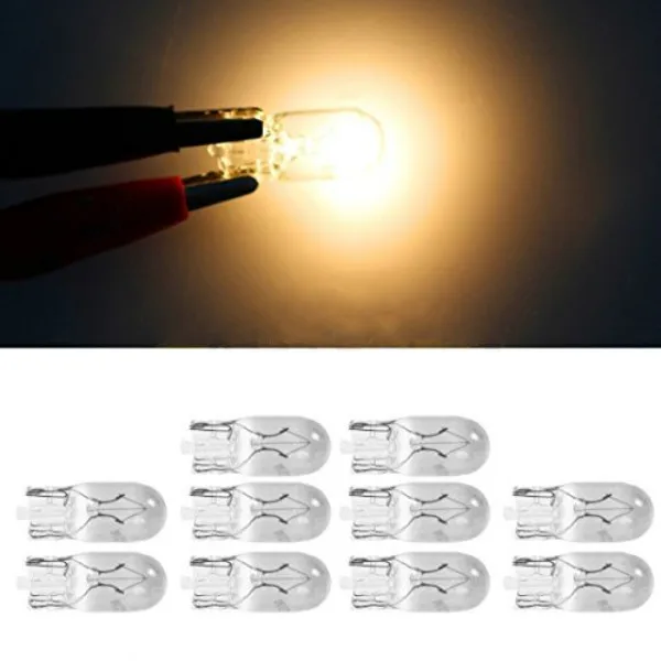 100 шт. автомобильные галогенные лампы T10 W5W 194/501 4300K 5 Вт|car light source|t10 w5wlight source |