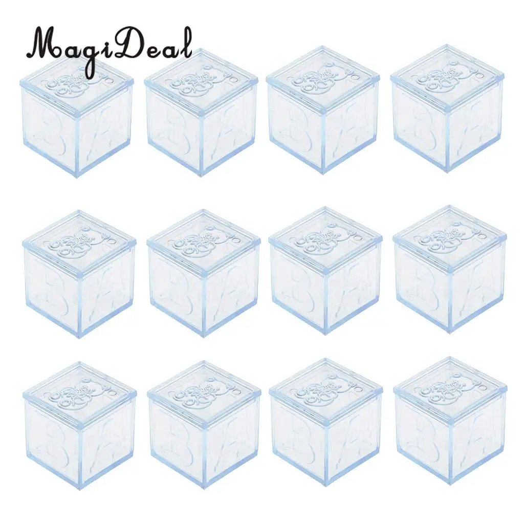 MagiDeal строительные блоки коробка конфет Свадебный Baby Shower вечерние интересный