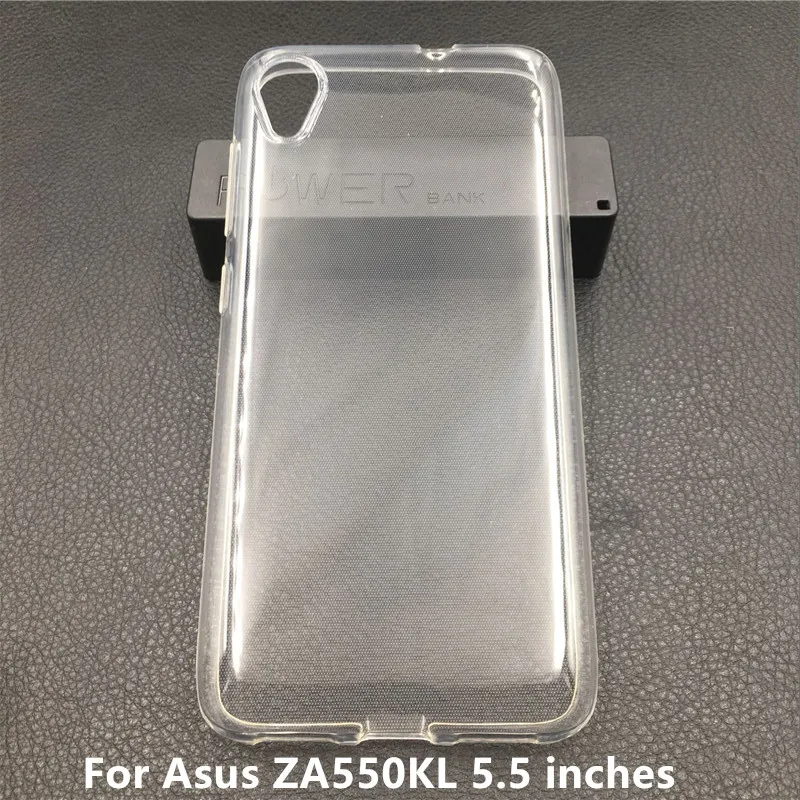 Ультра тонкий силикон Капа для Asus Zenfone Live L1 ZA550KL L 1 ZA 550 KL 5 дюймов Прозрачный чехол