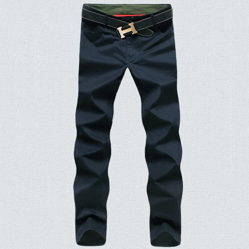 New 8 Color Size 29-44 Cotton Mens Pants Classic Joggers Men High Quality Casual Men's Clothing Black Khaki Trousers | Мужская