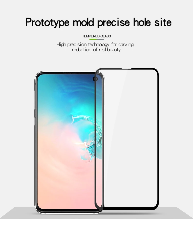 Защитное стекло закаленное для Samsung Galaxy S10 Lite S10e|Защитные стёкла и плёнки