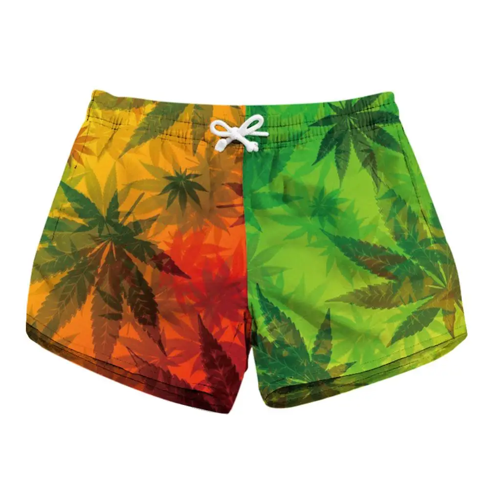 Женские пляжные шорты с УФ защитой быстросохнущие летние для плавания и серфинга