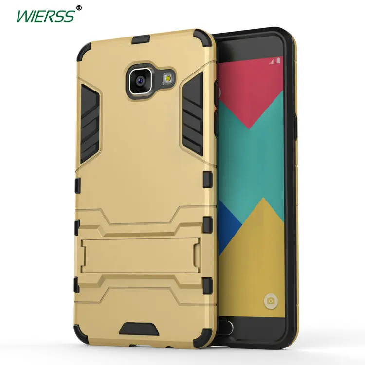 Роскошный противоударный жесткий чехол с подставкой для Samsung Galaxy A5 2016 Duos + A510 A5100