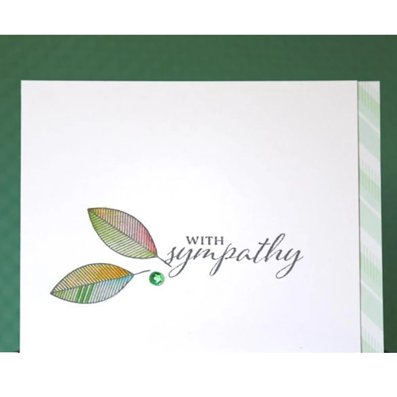 Letters Tree Leaf Transparent Clear Silicone Stamp/Seal for DIY Scrapbooking/Photo Album Decorative Card Making Stamps | Дом и сад