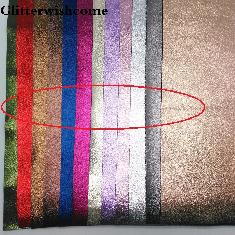 Ткань Glitterwishcome 21x29 см Размер A4 винил для бантов ткань из металлической кожи листы