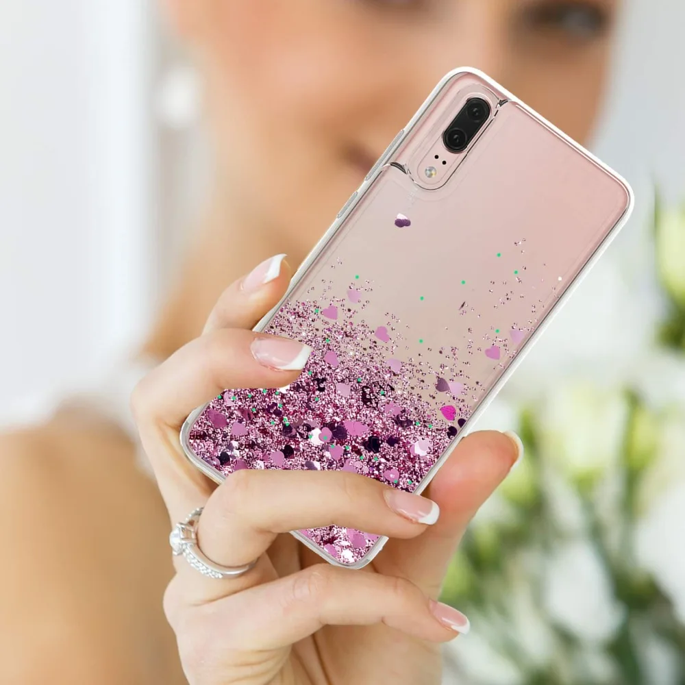 Чехол P20 с жидким блеском для Huawei Coque Pro Dynamic Quicksand Star мягкий чехол из ТПУ P20Pro Funda |