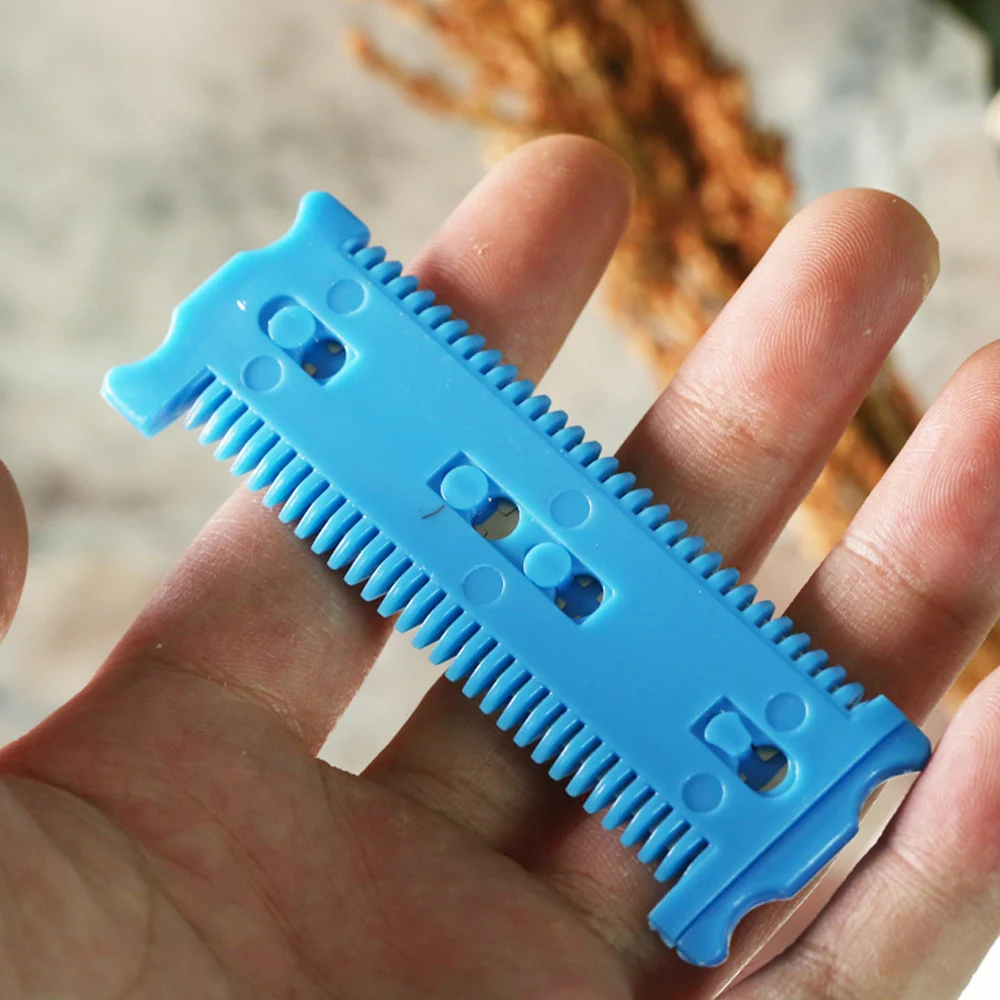 Практические pet гребень Кисточки Пластик ручка чистке выпадающих волос