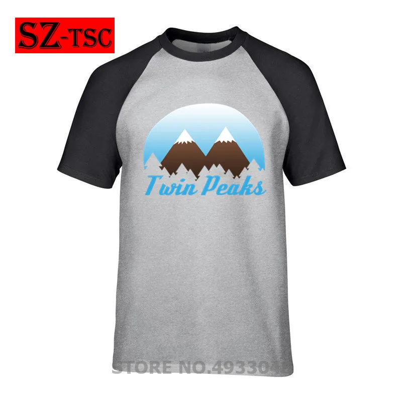 Мужская приталенная футболка Twin Peaks Повседневная размеры 3XL хит продаж 2019|Мужские