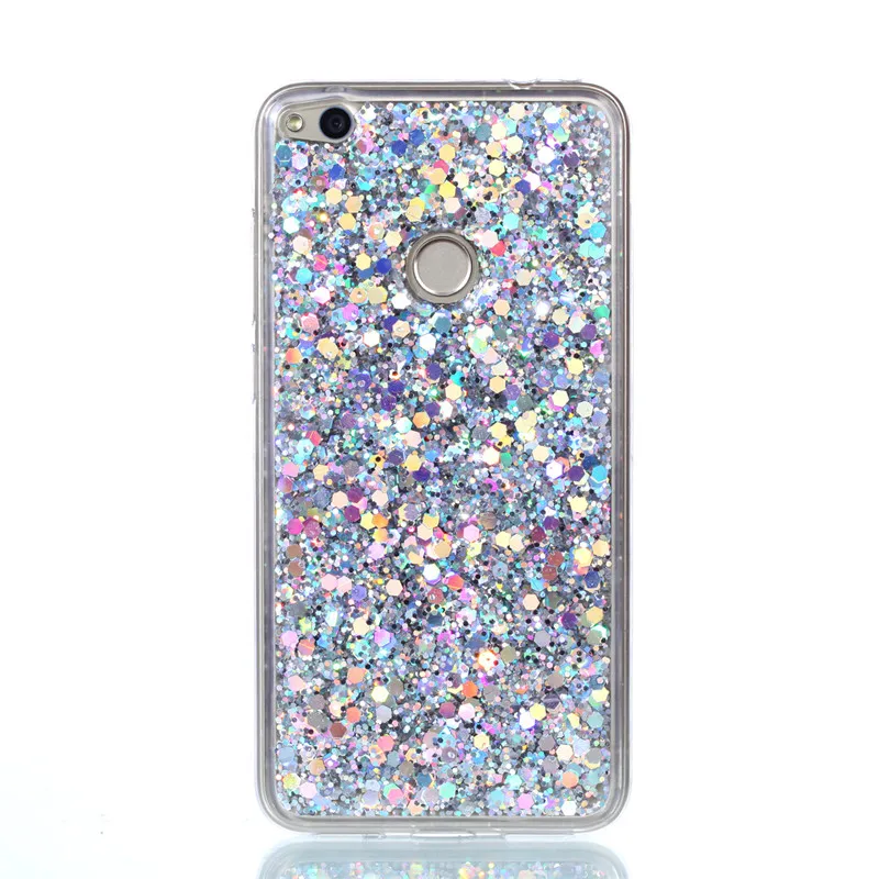 Huawei P8 Lite 2017 Shining Case Soft Silicone TPU Shiny Glitter Back Cover Phone for Honor 8 5.2&quot |