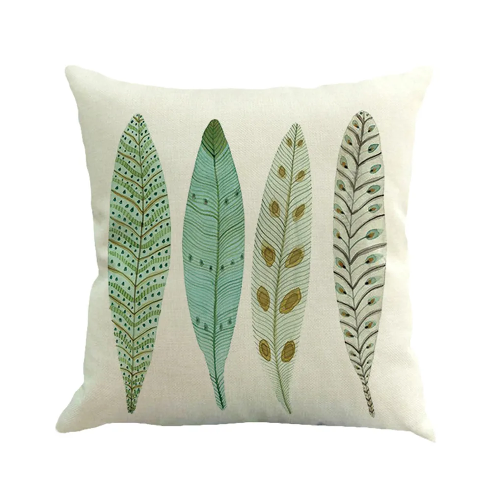 Подушки Чехол домашний декор перо Живопись постельное белье для подушки Подушка