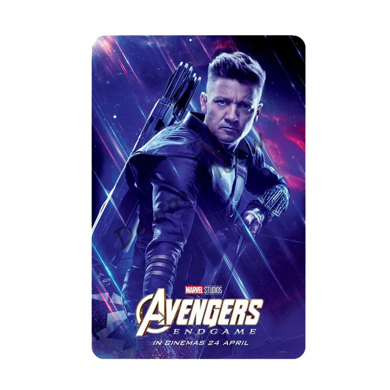 3 Marvel Charackers винтажные декоративные металлические пластины Мстители супер герой Живопись стены искусства стикеры Паб Бар Кафе домашний декор WY47 - Цвет: 3