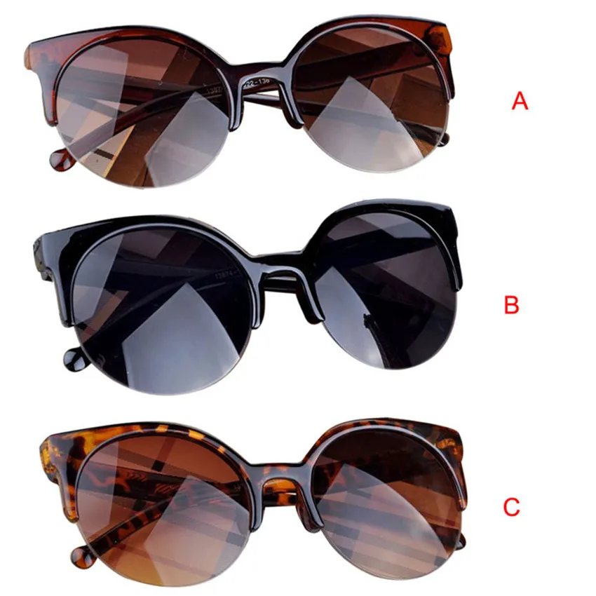 Солнцезащитные очки кошачий глаз для мужчин и женщин винтажные аксессуары в