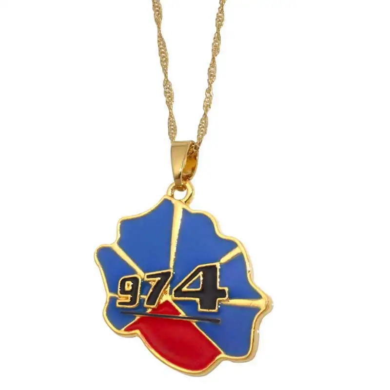 Подвеска и ожерелье zkd с картой встречи украшение страны | Украшения аксессуары