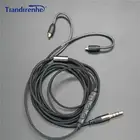 Обновленный кабель MMCX для Shure SE215, SE425, SE535, SE846, наушники, гарнитура, провод для наушников для iPhone 6, 6s, xiaomi, Android, IOS