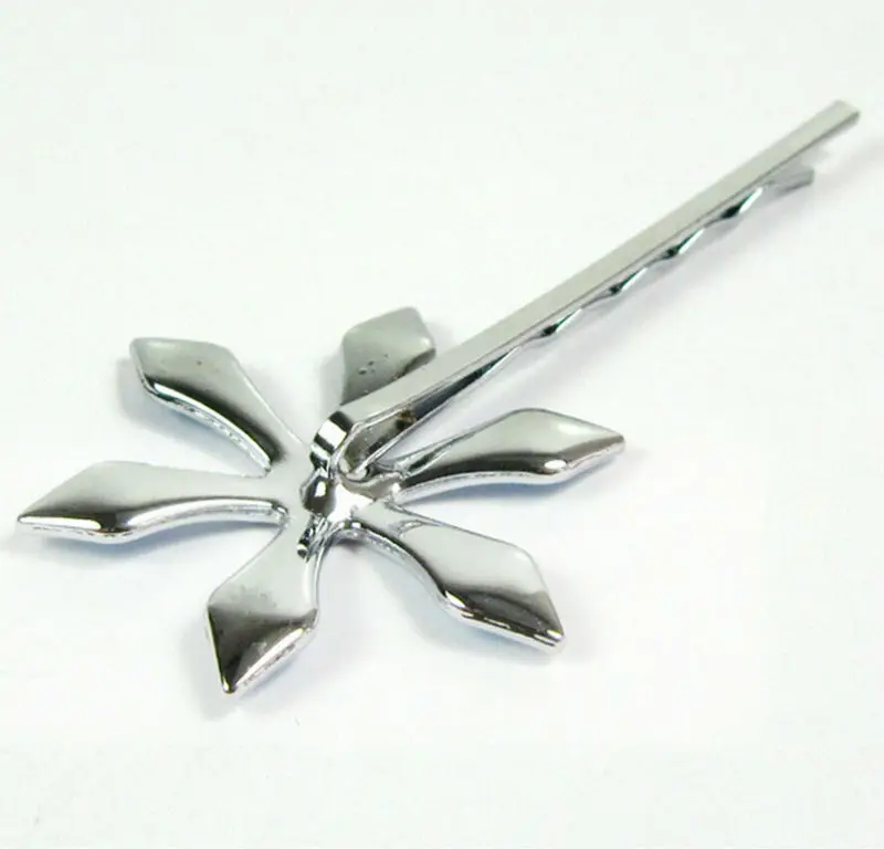

Bleach Anime 1pair Cosplay Costume Inoue Orihime hexagon snow Hairpin Hair Clip
