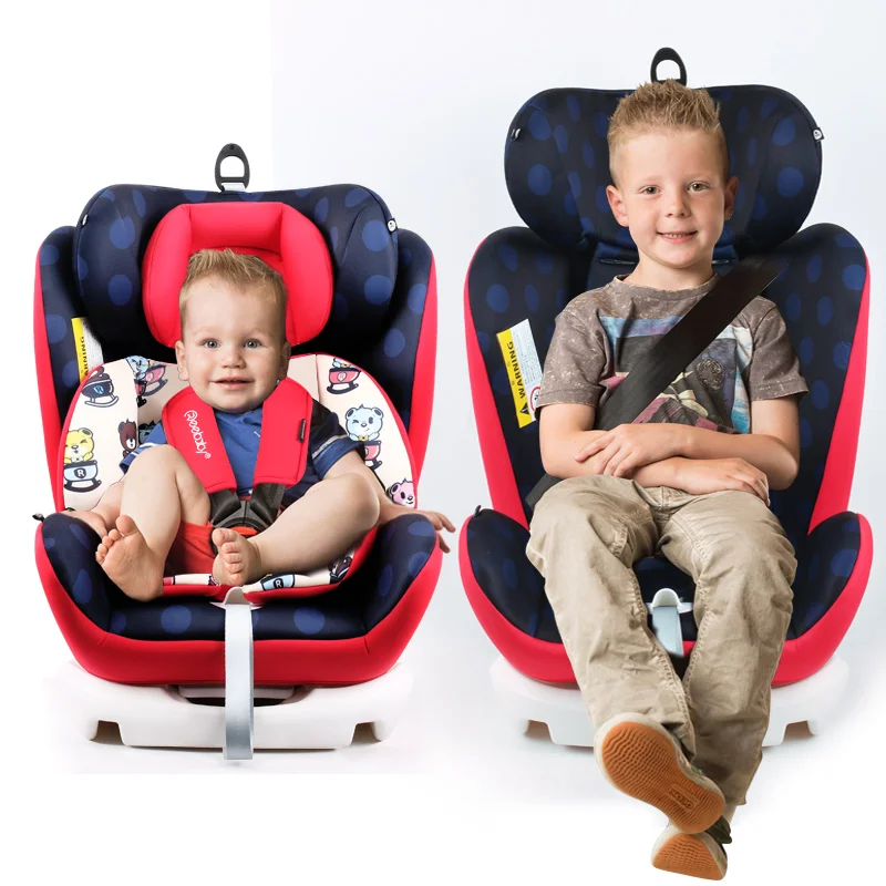 Новинка, Reebaby0-12 лет, детское кресло для автомобиля, детское безопасное сиденье, Isofix, жесткий интерфейс