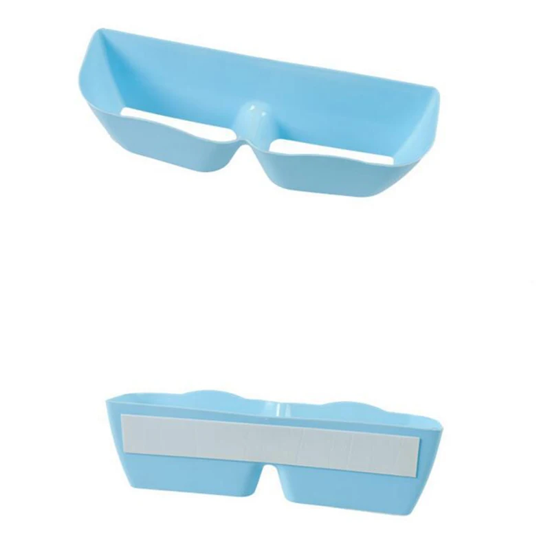 

Bathroom Wall-mounted Shoe Storage Rack Wave Shape Single Holder Rack For Shoes Punch-free Adhesive Plastic Home Accessories